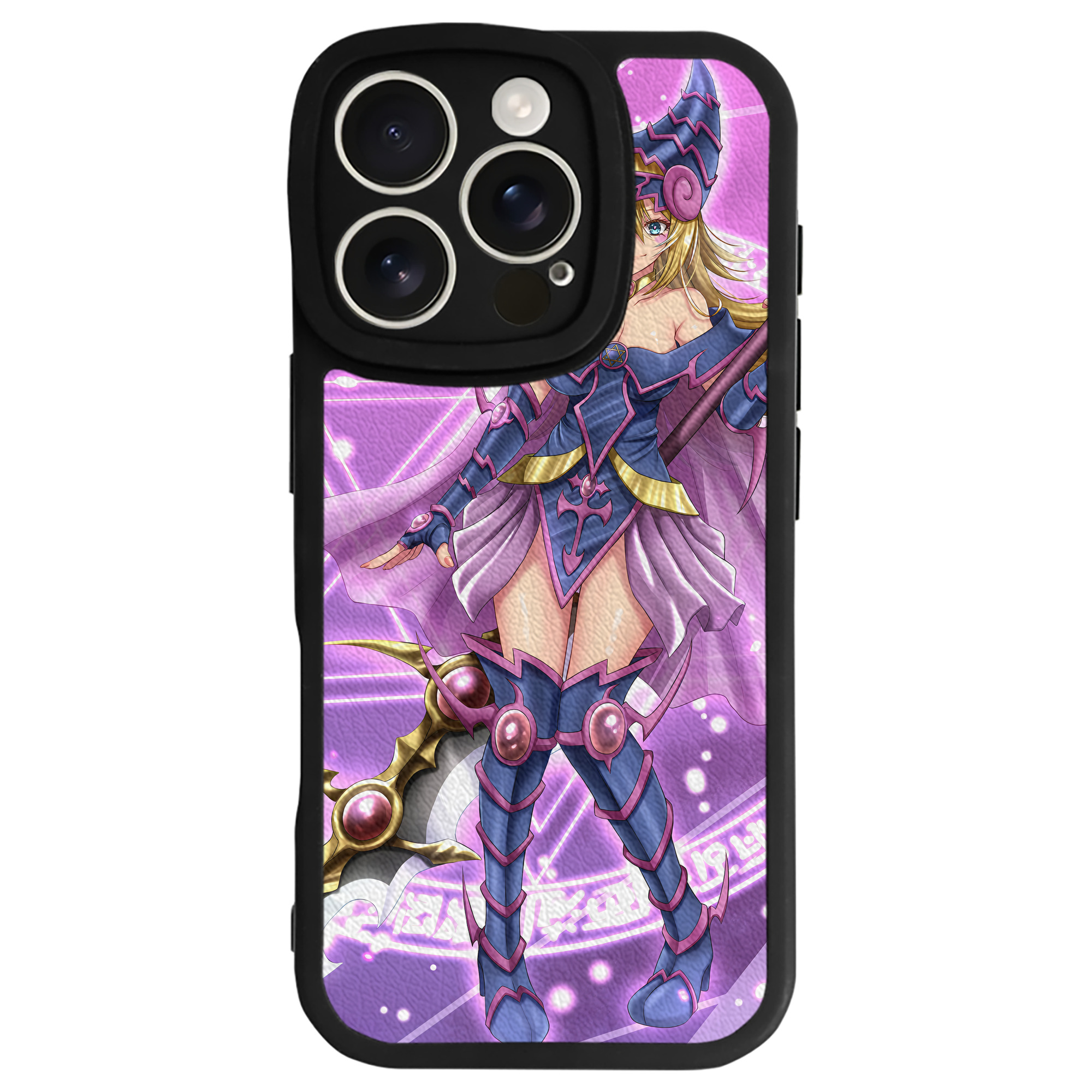 （画像用） 遊☆戯☆王 Yu-Gi-Oh! 【iPhone 16シリーズ対応】シリコンスマホケース（レザー調） 材質：シリコン